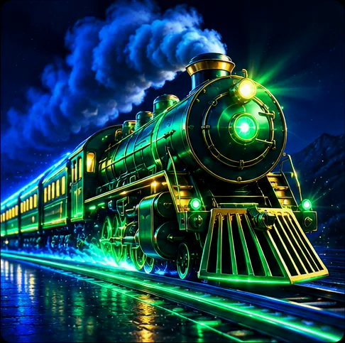 Emerald Express slot artwork