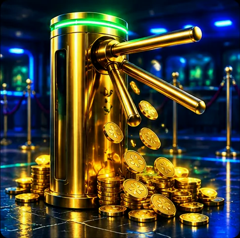 Golden Turnstile slot artwork